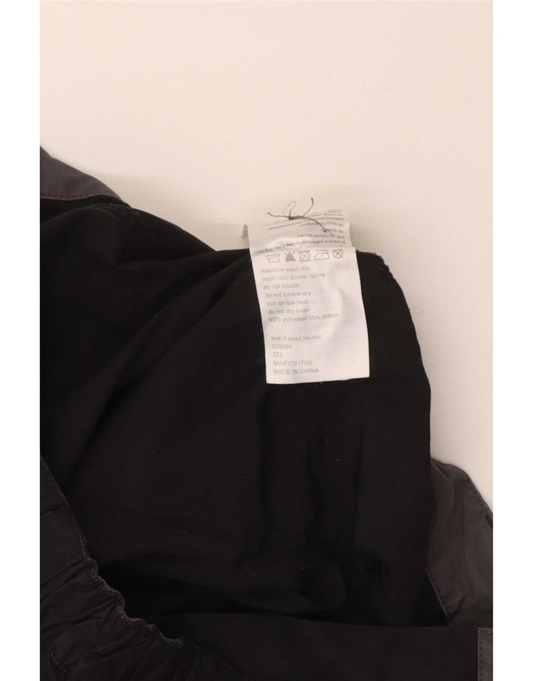 Mountain Warehouse Herre Straight Cargo Bukser W32 L30 Sort Polyester