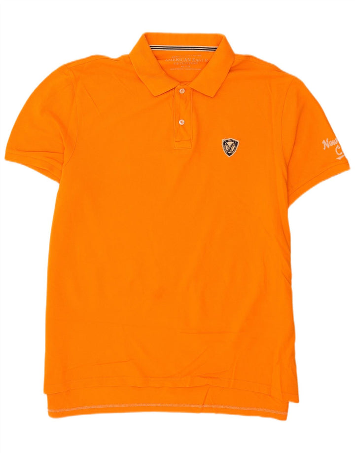 American Eagle herre poloshirt 2XL orange bomuld