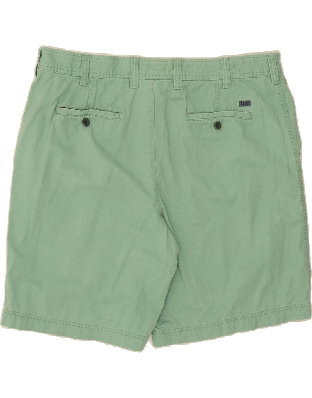 IZOD Mens Chino Shorts W40 XL Green Cotton Vintage Izod and Second-Hand Izod from Messina Hembry 