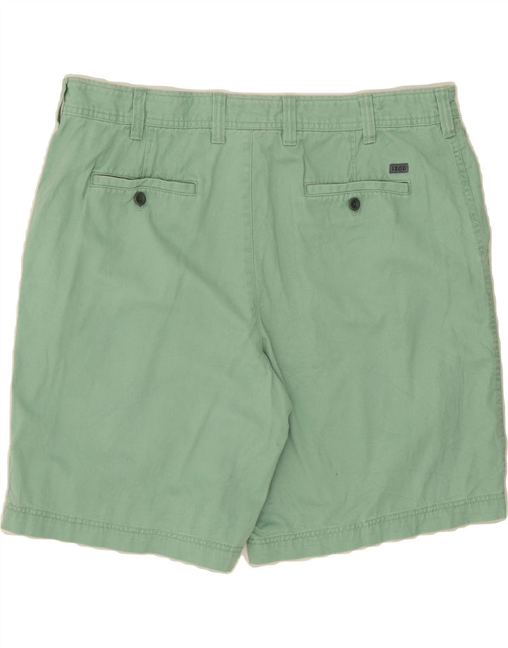 IZOD Mens Chino Shorts W40 XL Green Cotton Vintage Izod and Second-Hand Izod from Messina Hembry 
