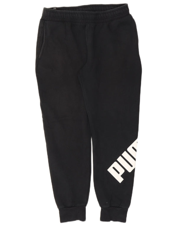 Puma Graphic Tracksuit Bukser til kvinder Joggers UK 14 Medium Black Bomuld
