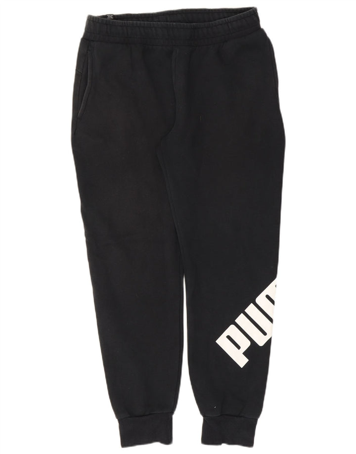 Puma Graphic Tracksuit Bukser til kvinder Joggers UK 14 Medium Black Bomuld