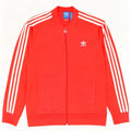 Adidas Drenge Træningsdragt Topjakke 14-15 År Rød Polyester