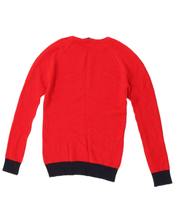 Harmont & Blaine dametrøjetrøje med rund hals, UK 4 XS rød uld