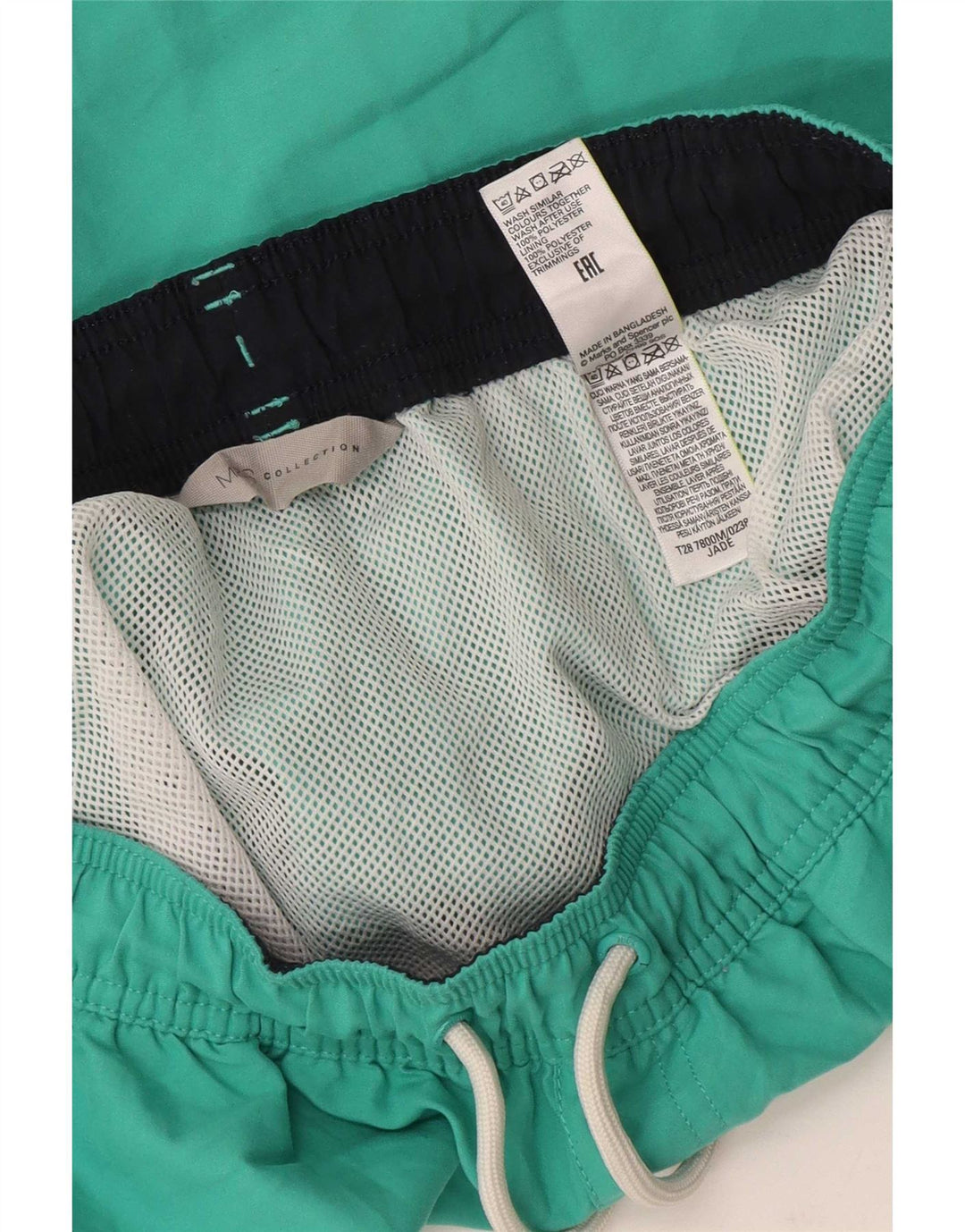 Marks & Spencer Badeshorts til mænd mellemgrøn polyester