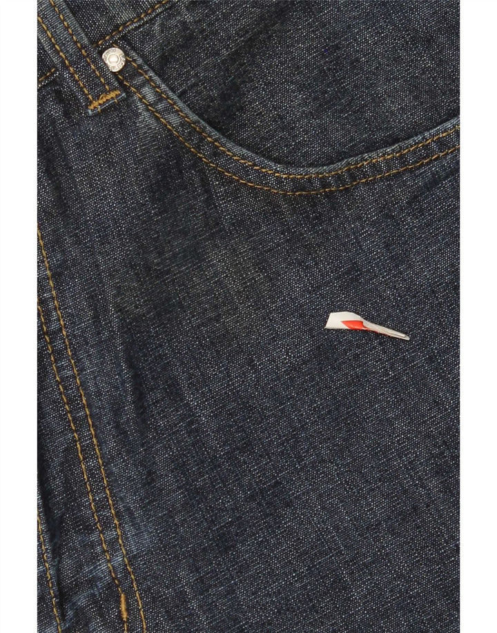 Lacoste Herre Straight Jeans Størrelse 42 Medium W32 L28 Marineblå Bomuld