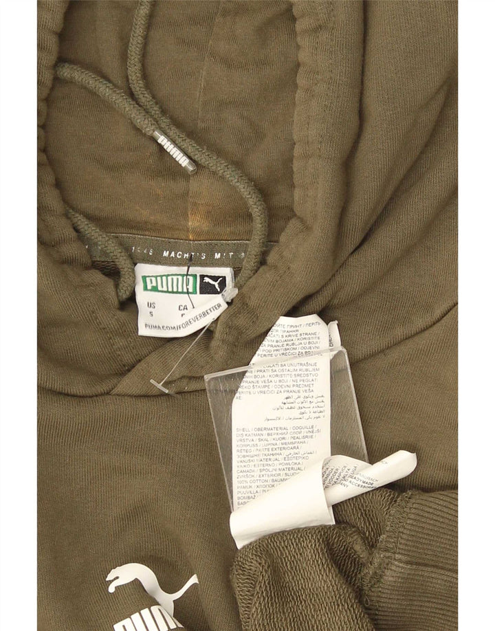 Puma Hættetrøje til mænd, lille Khaki Bomuld