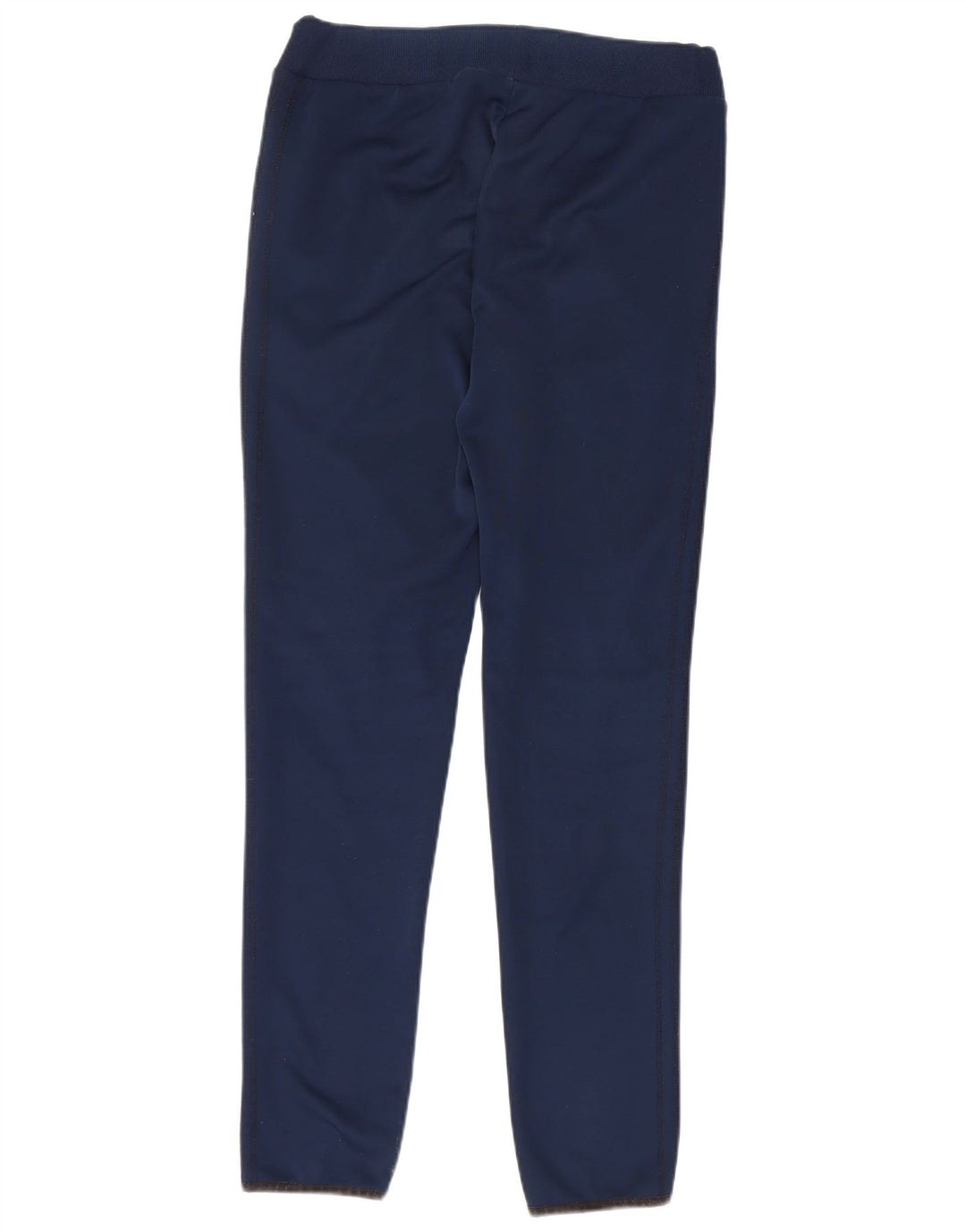 Adidas Dame træningsdragt Bukser UK 10 Small Navy Blue Polyester