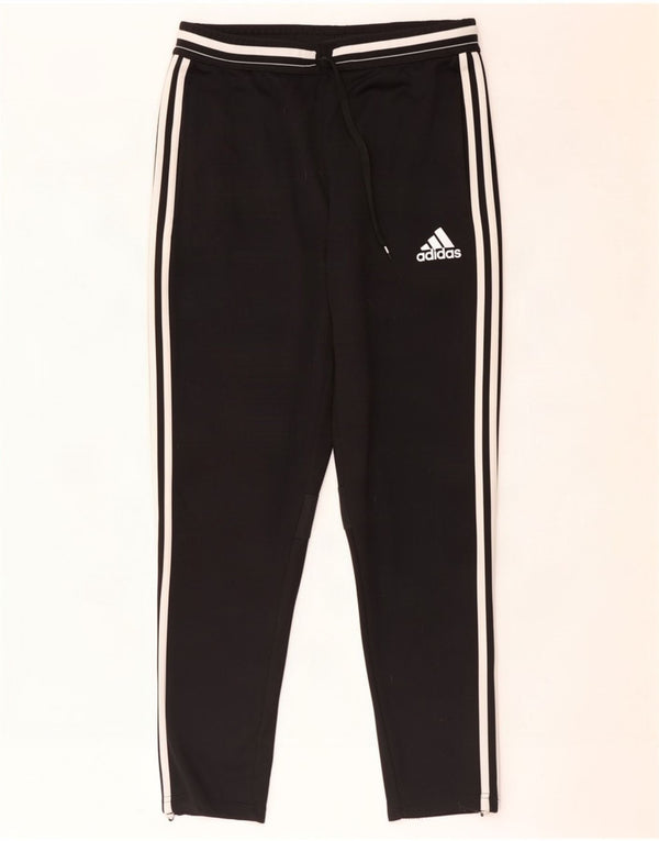 Adidas Mens Climacool Crop Tracksuit Trousers Large Black Polyester