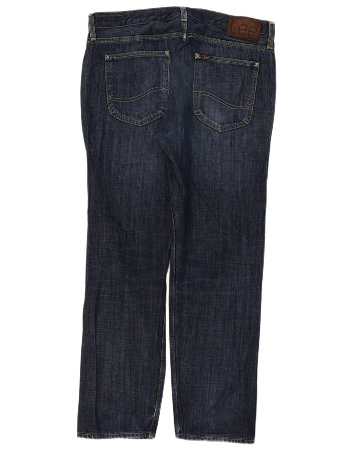 Lee Herre Chase Tapered Jeans W34 L32 Marineblå Bomuld