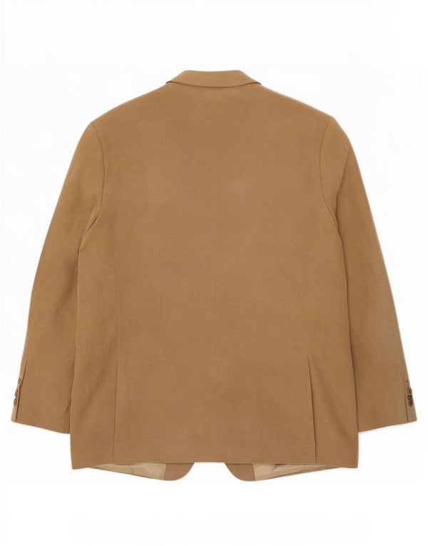 Marks & Spencer Herre 3-knaps blazerjakke UK 44 XL Beige Polyester