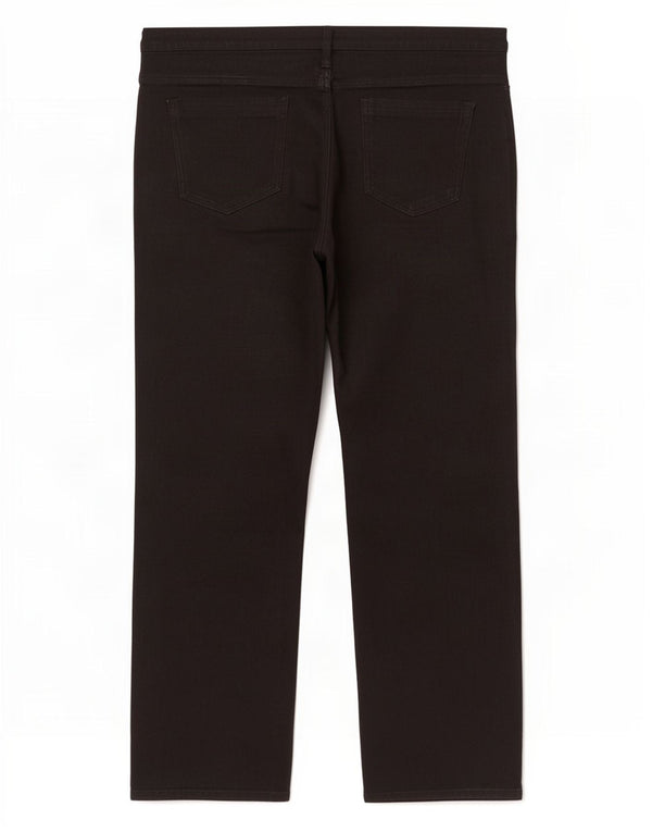 Zara Dame Straight Jeans EU 42 Large W32 L29 Sort Bomuld
