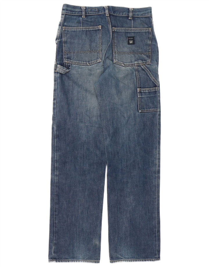 Gas Straight Jeans til mænd W29 L33 blå bomuld