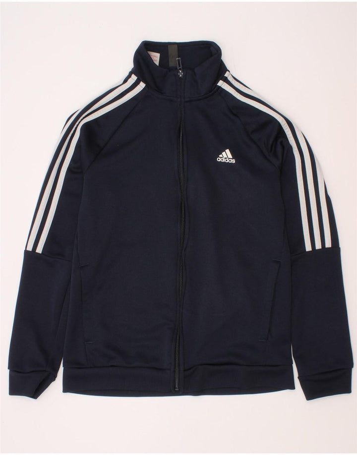 Adidas drenge Aeroready træningsdragt topjakke 11-12 år marineblå polyester
