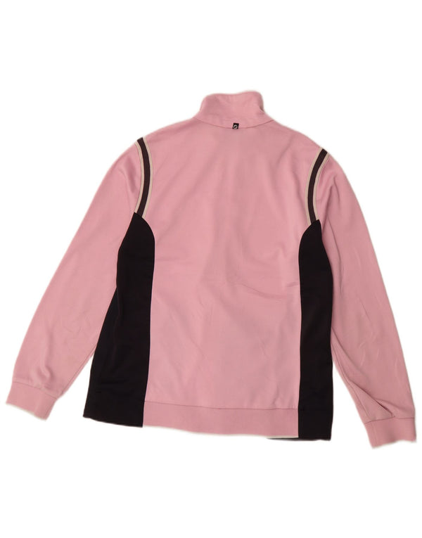 Lotto træningsdragt topjakke til kvinder UK 14 Medium Pink Colourblock