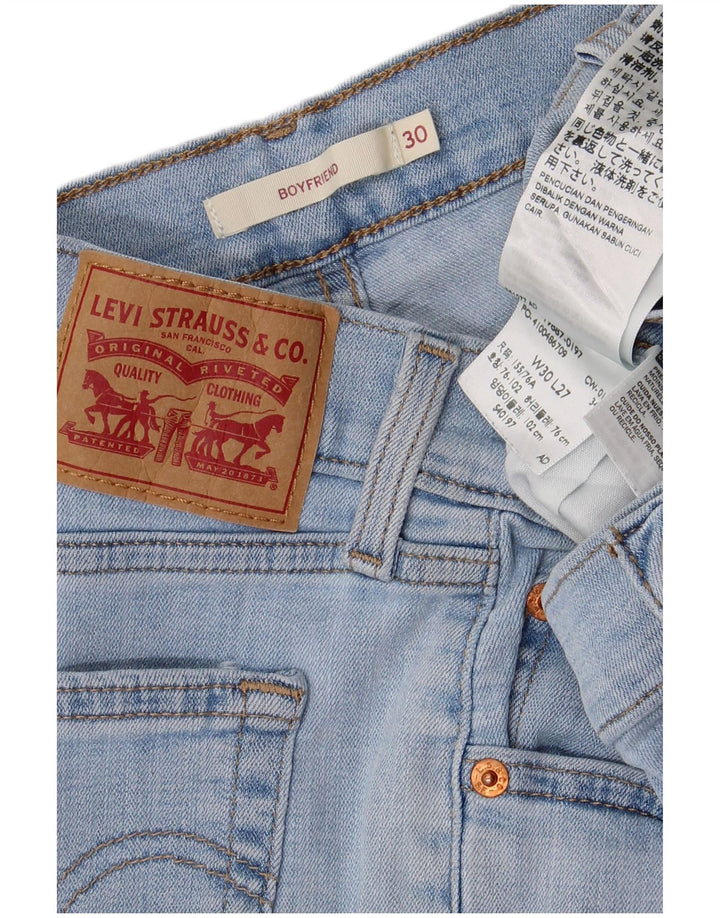 LEVI'S Kvinder Slim Jeans W30 L27 Blå Bomuld