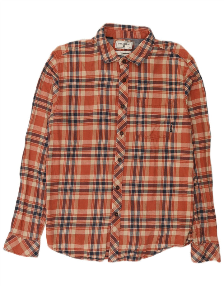Billabong Herre Core Fit Flanellskjorte Medium rød ternet bomuld