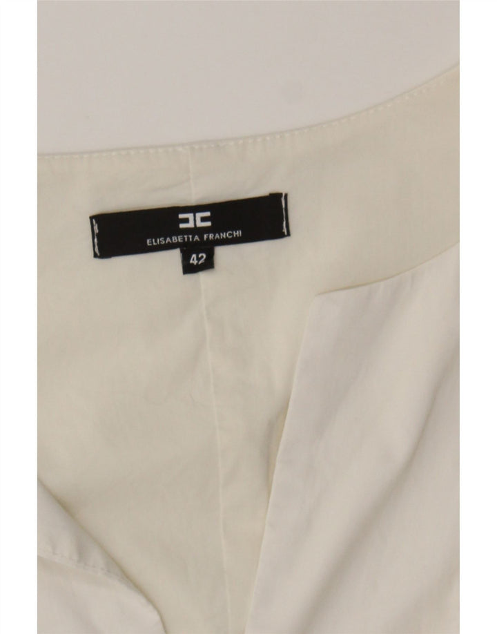 ELISABETTA FRANCHI Womens Sheath Dress IT 42 Medium Off White Vintage Elisabetta Franchi and Second-Hand Elisabetta Franchi from Messina Hembry 