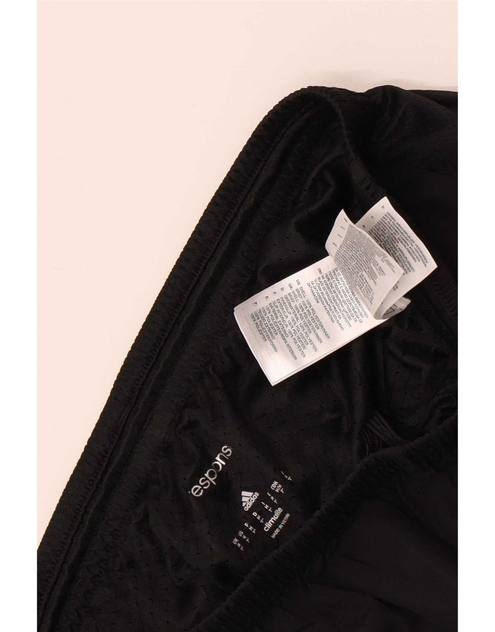 Adidas Womens Climalite Sports Shorts UK 12 Medium Black Polyester