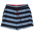 CREW TØJ Herre badeshorts Medium blå stribet polyester