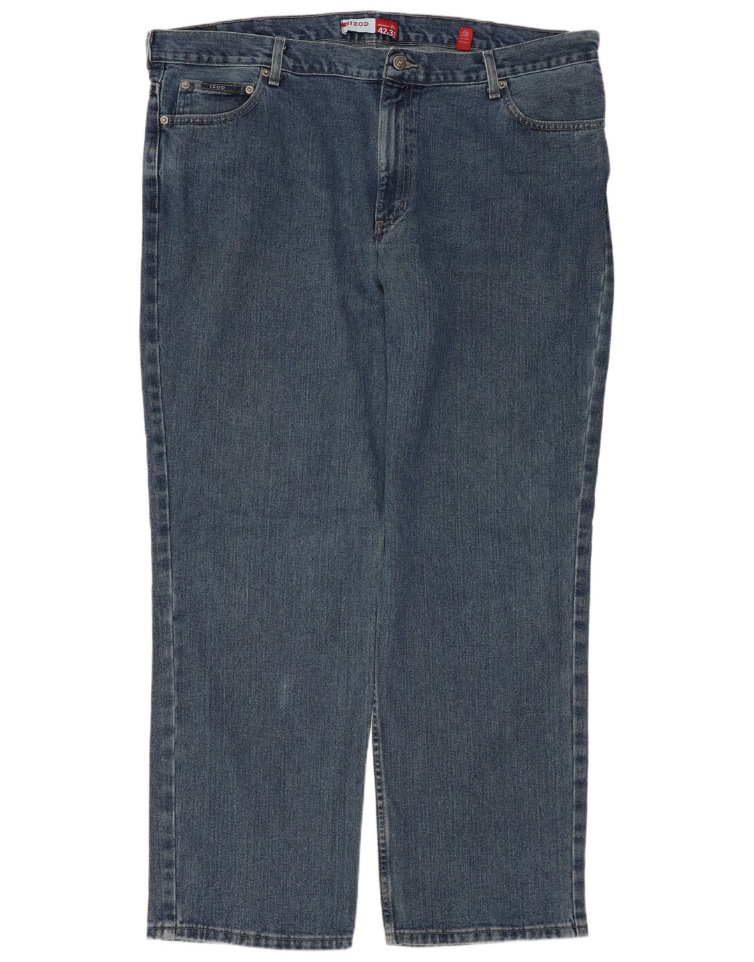 IZOD Straight jeans til mænd W42 L32 blå bomuld