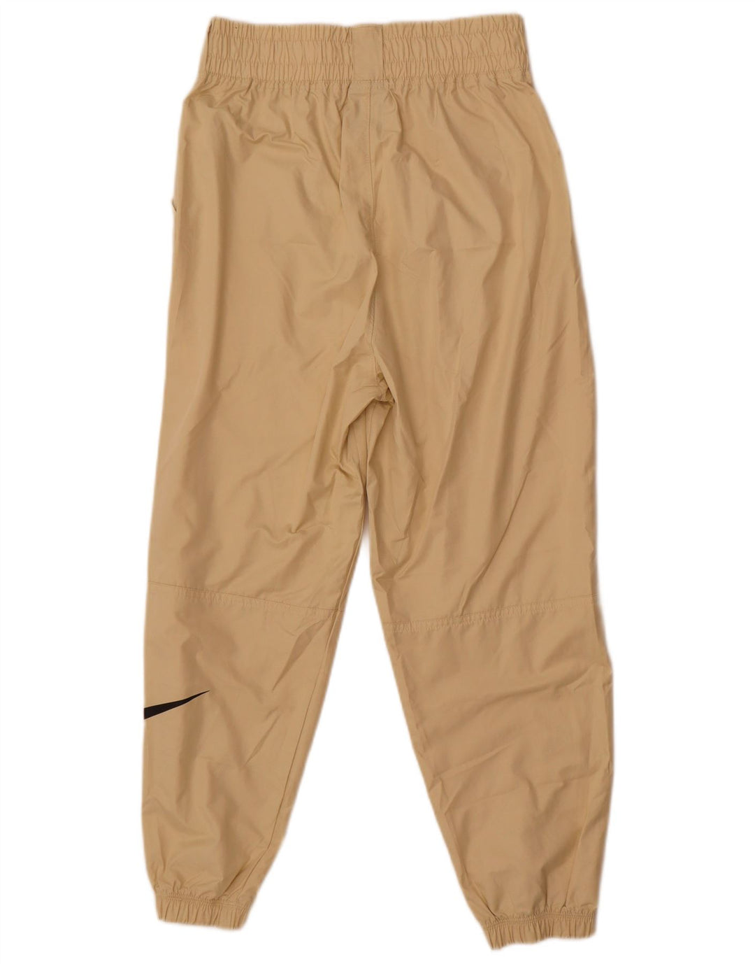 Nike Dame Grafiske Joggers Vandtætte Bukser UK 10 Small Beige Nylon