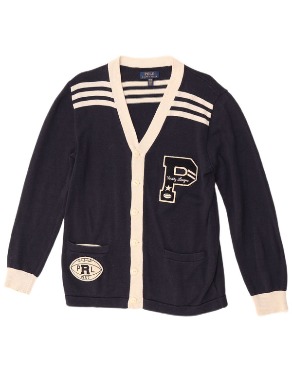 Polo Ralph Lauren drenge cardigan sweater 15-16 år XL marineblå