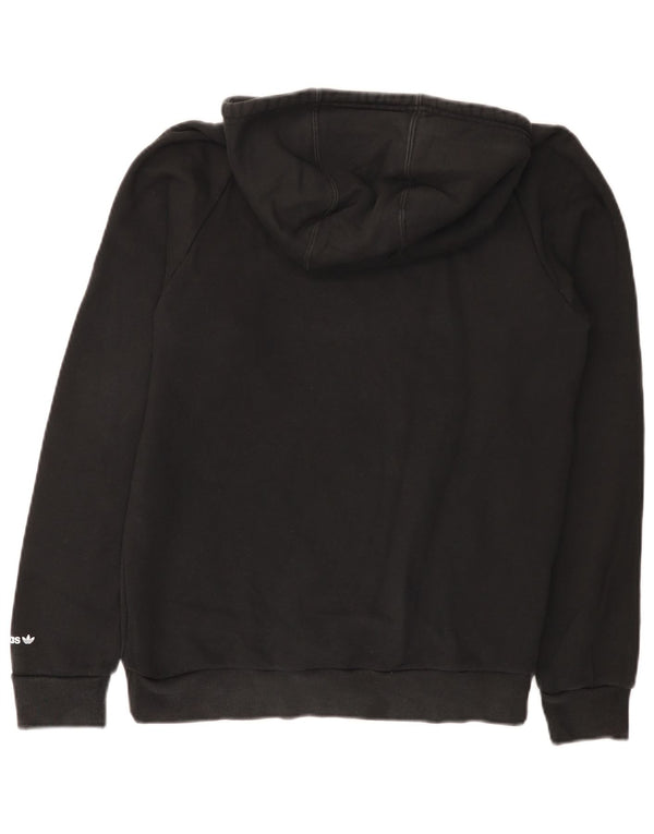 Adidas Grafisk hættetrøje til mænd XS Sort bomuld
