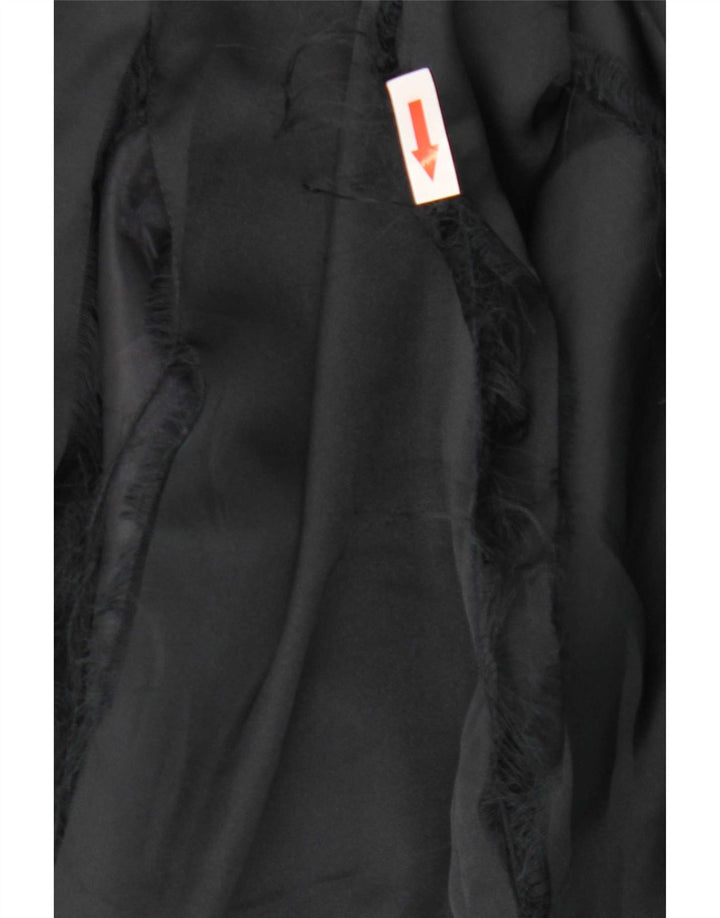 Zara Trench Coat til kvinder UK 12 Medium Navy Blue
