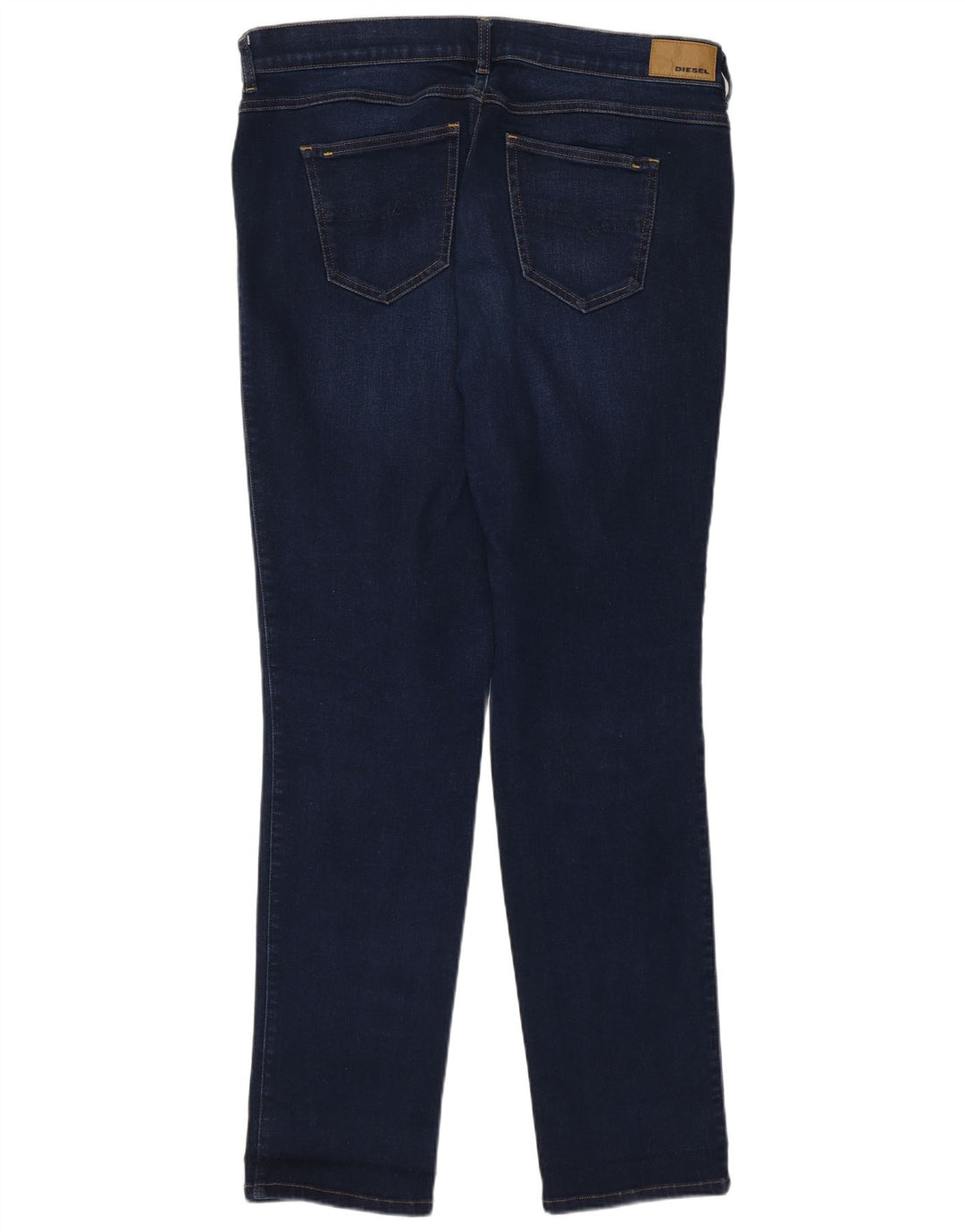 Diesel Dame D-Sandy Regular Straight Jeans W34 L34 Marineblå Bomuld