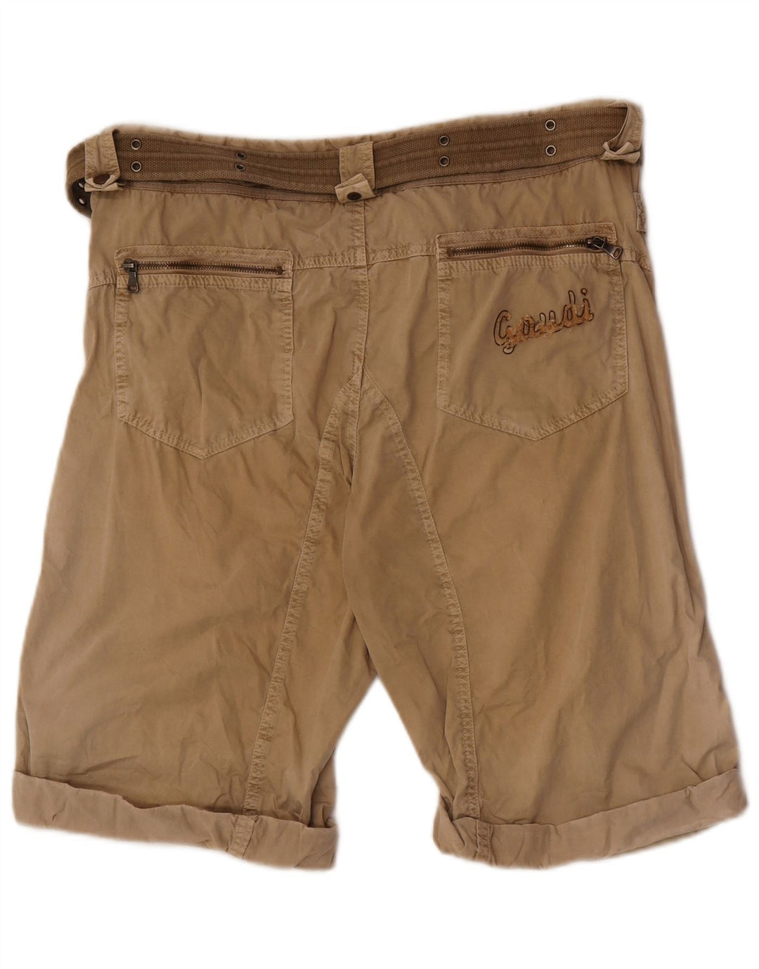 Gaudi Herre Cargo Shorts IT 52 XL W38 Beige Bomuld