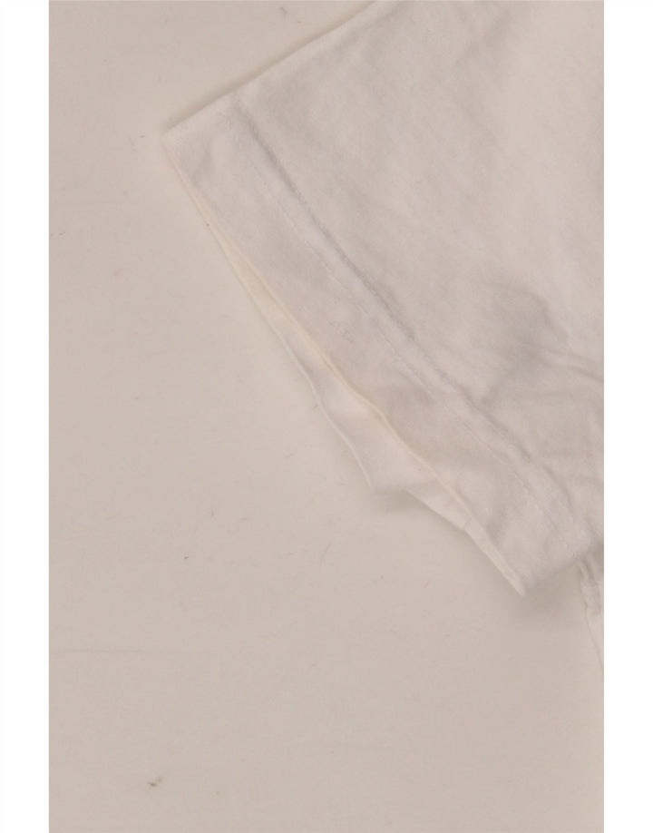 Crew Clothing Herre T-Shirt Top Stor Hvid Bomuld
