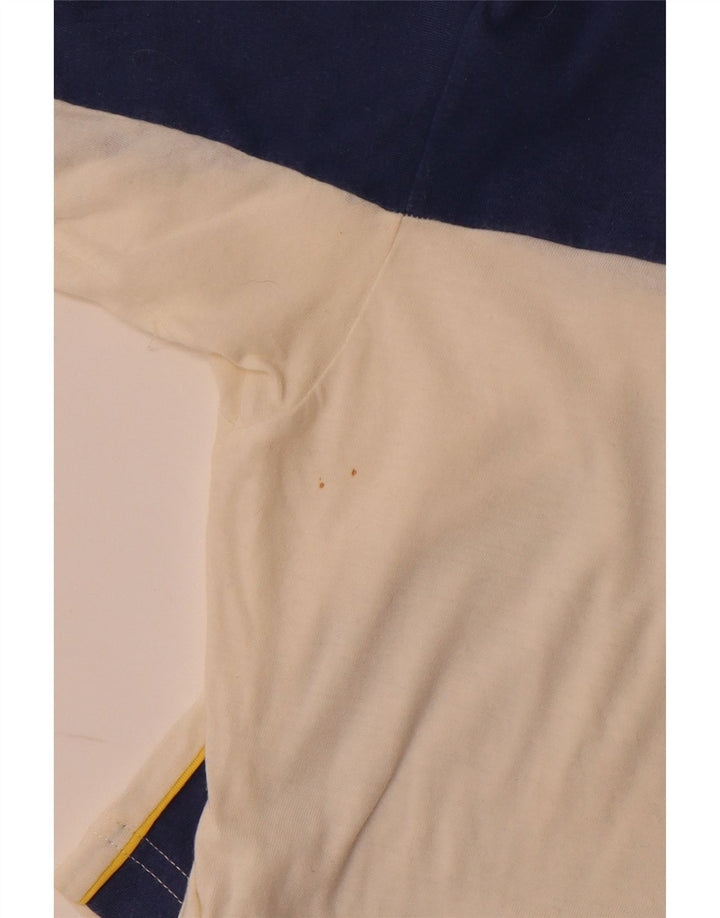 COLMAR Grafisk T-shirt til mænd mellem hvid Colourblock Cotton Sports