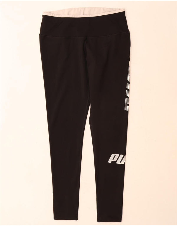 Puma Grafiske Leggings til kvinder UK 18 XL Sort polyester