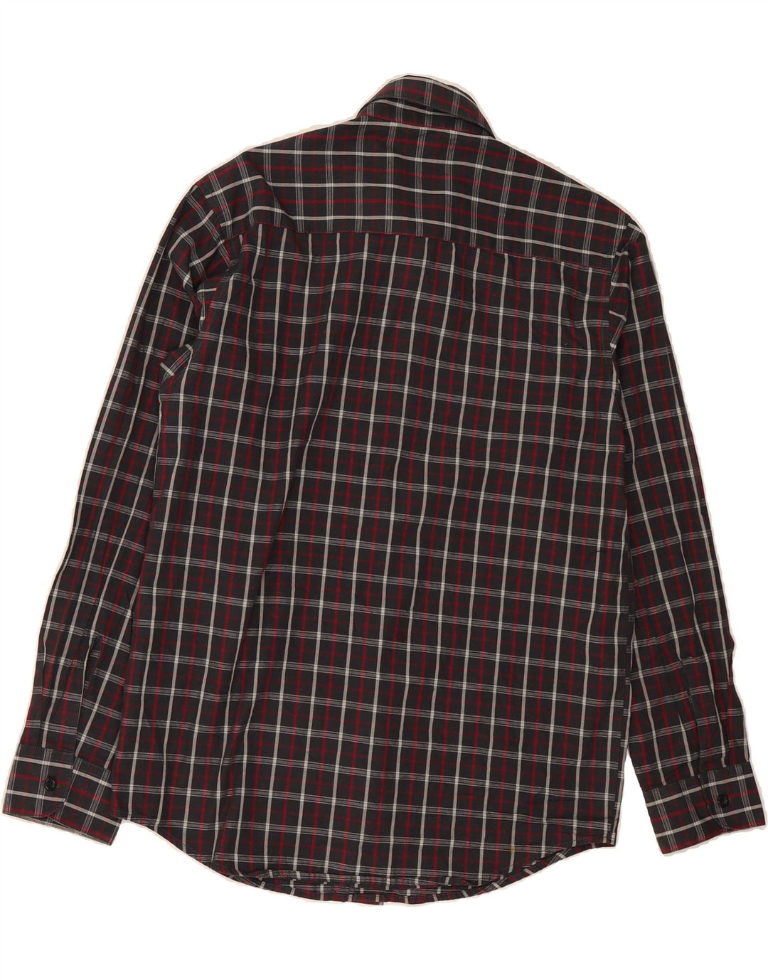 IZOD Boys Formal Shirt 14-15 Years Large Black Check Cotton Vintage Izod and Second-Hand Izod from Messina Hembry 