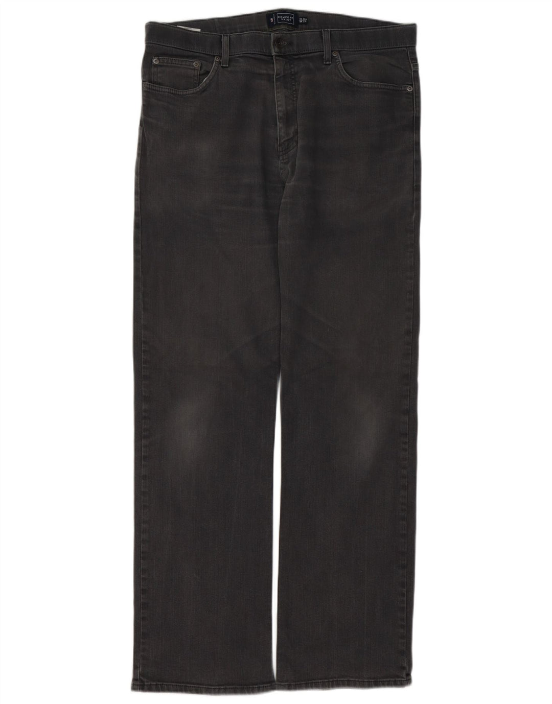 MARKS & SPENCER Herre Blue Harbor Straight Jeans W36 L33 Grå Bomuld