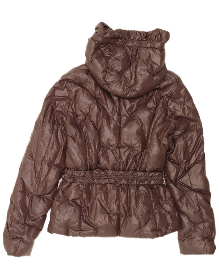 Cerruti 1881 hættejakke til kvinder IT 46 XL brun polyamid