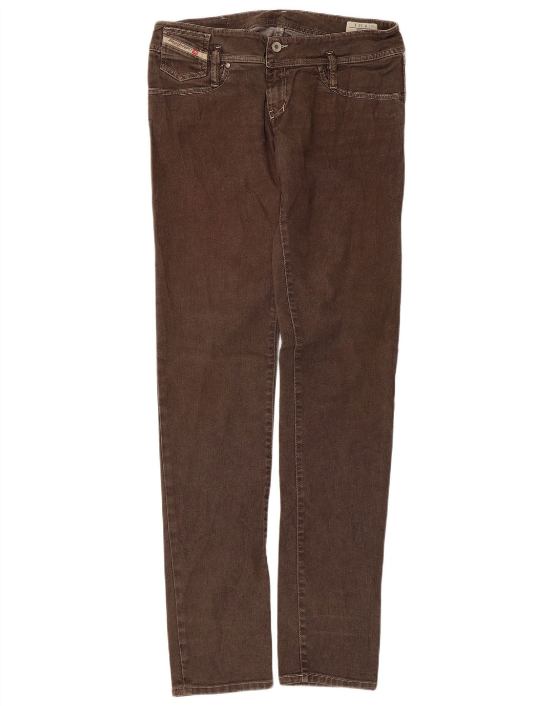 Diesel Dame Slim Jeans W32 L35 Brun Bomuld