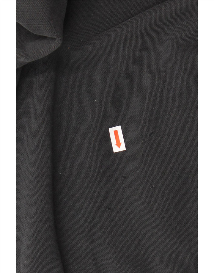 NIKE hættetrøje til kvinder UK 14 Medium Sort bomuld