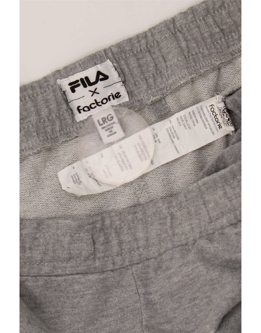 Fila Herre grafiske sportsshorts store grå bomuld
