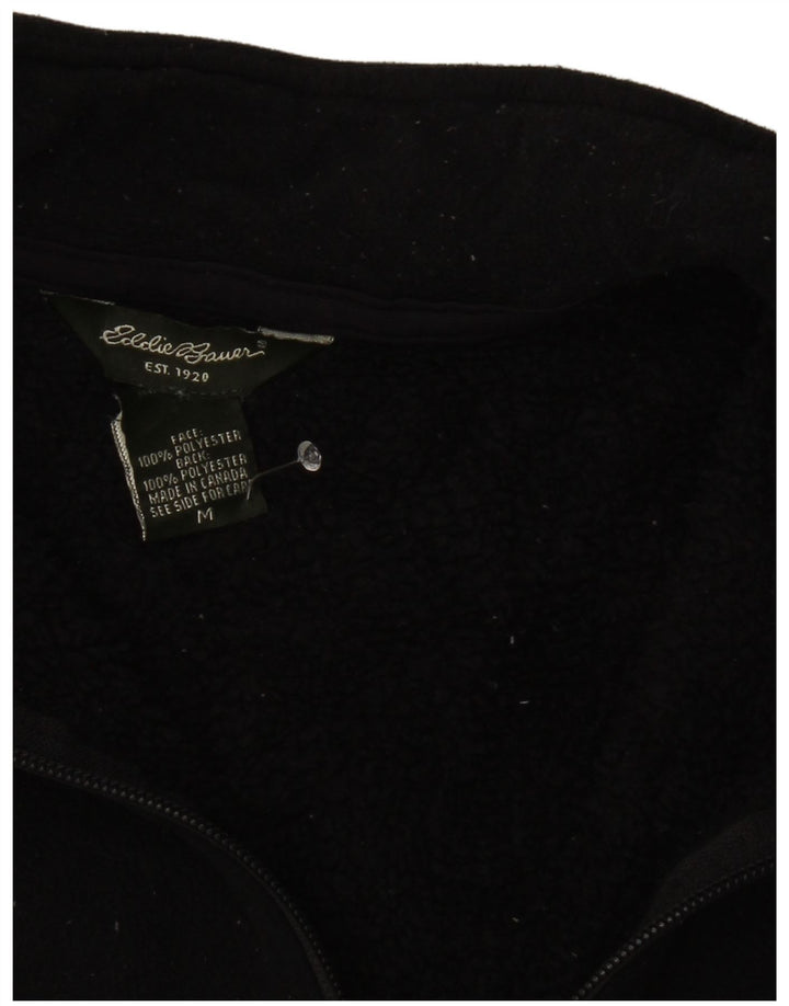 Eddie Bauer Dame Fleece Jumper med lynlås DK 12 Medium Sort Polyester