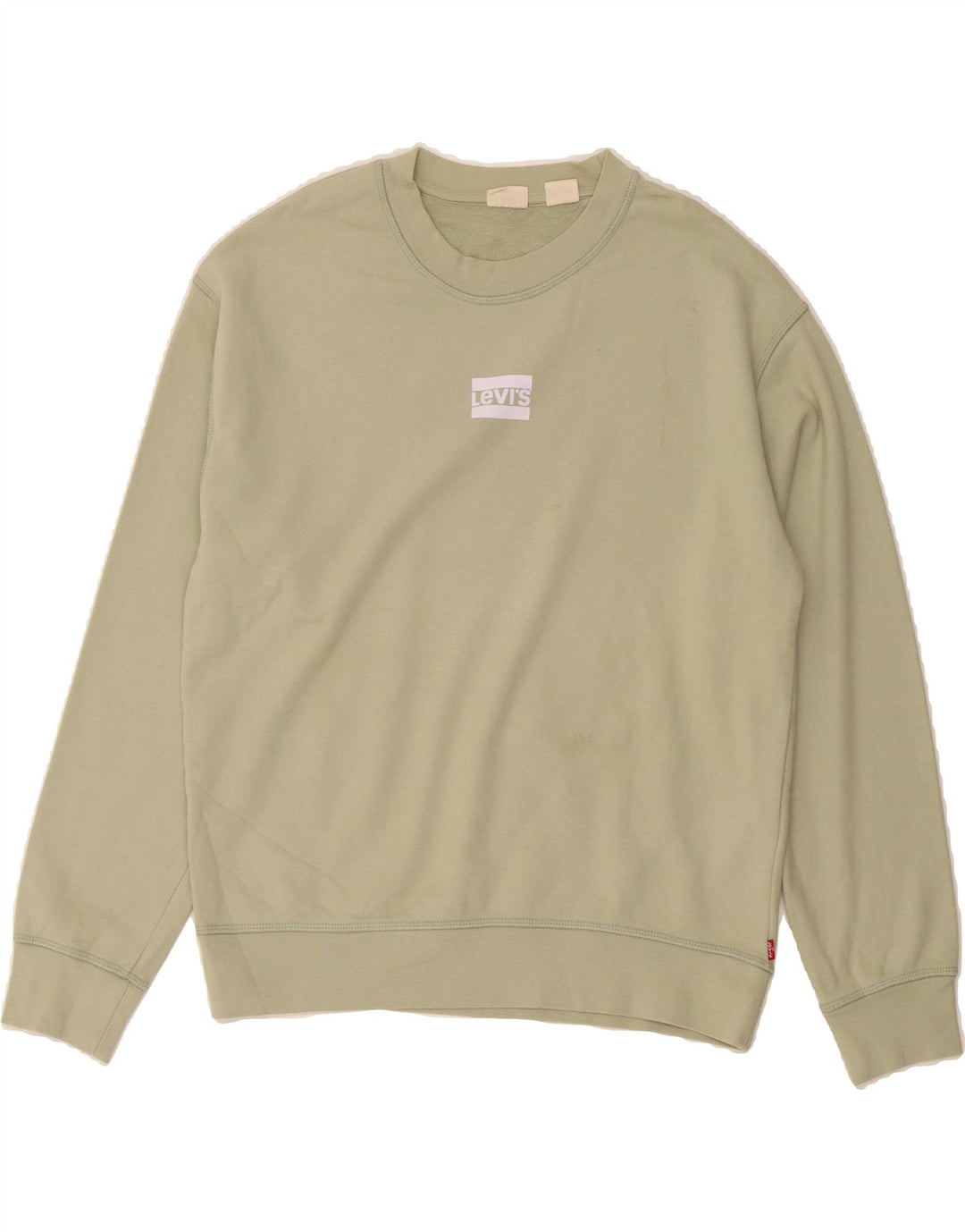 LEVI'S Mens Sweatshirt Jumper Medium Green Cotton Vintage Levi's and Second-Hand Levi's from Messina Hembry 
