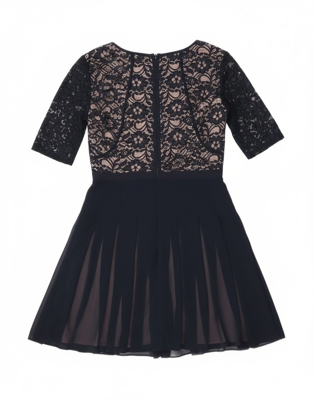 Coast Kvinder Blonde A-Line Kjole UK 8 Small Navy Blue Polyamid