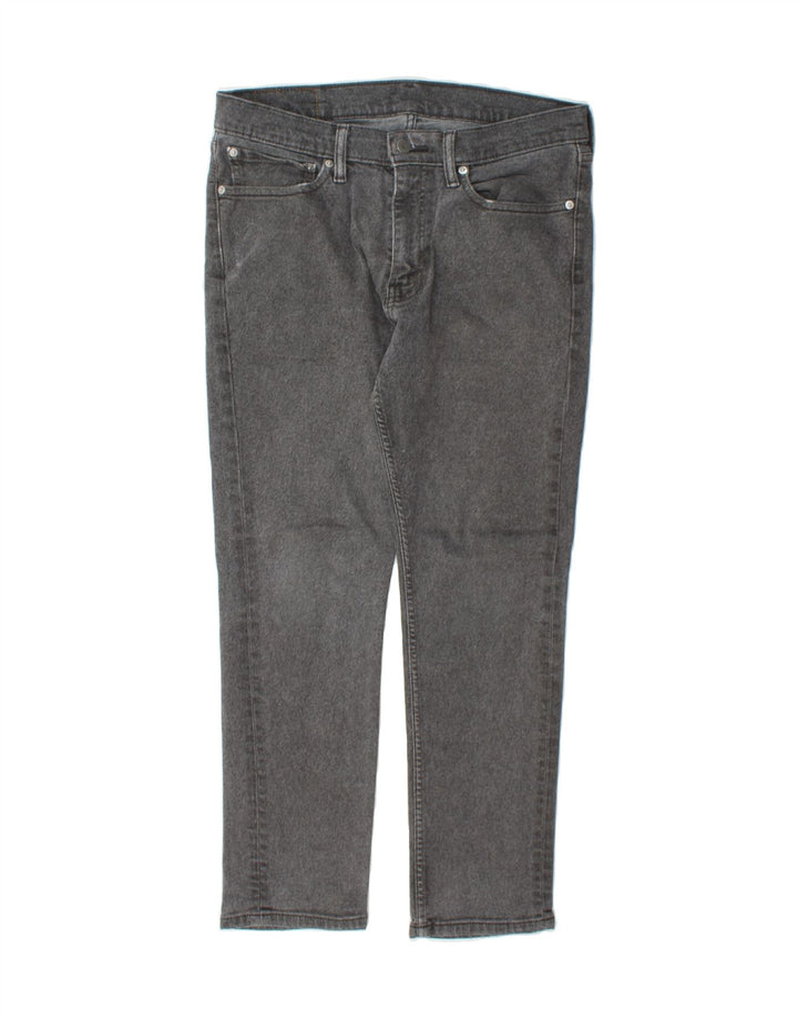LEVI'S Mens Slim Jeans W34 L30  Grey Cotton Vintage Levi's and Second-Hand Levi's from Messina Hembry 