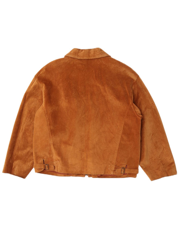 Antica Pelleria Herre ruskindsjakke UK 44 2XL Brun