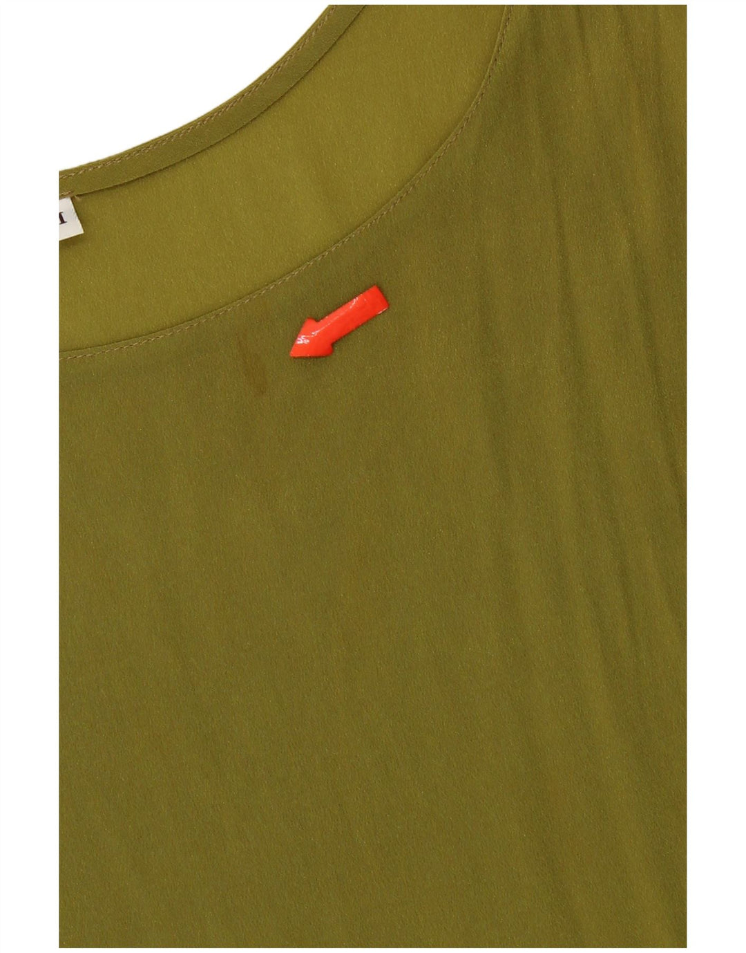 Vintage damevest Top UK 14 Medium Green Acetate