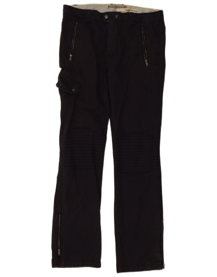 Dkny Herre Straight Cargo Bukser W32 L32 Sort Bomuld