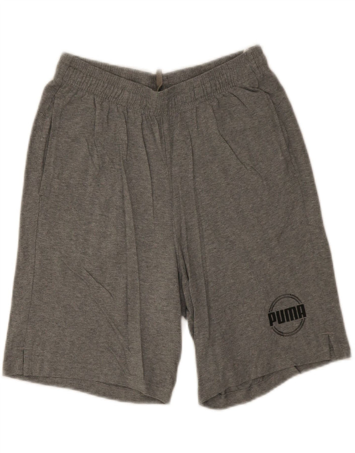 Puma Boys Sports Shorts 15-16 år Grå Bomuld