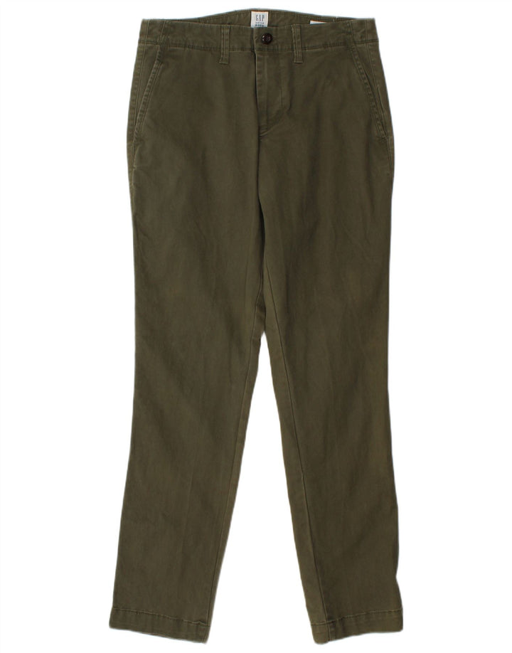 Gap Herre Slim Chino Bukser W29 L30 Khaki Bomuld