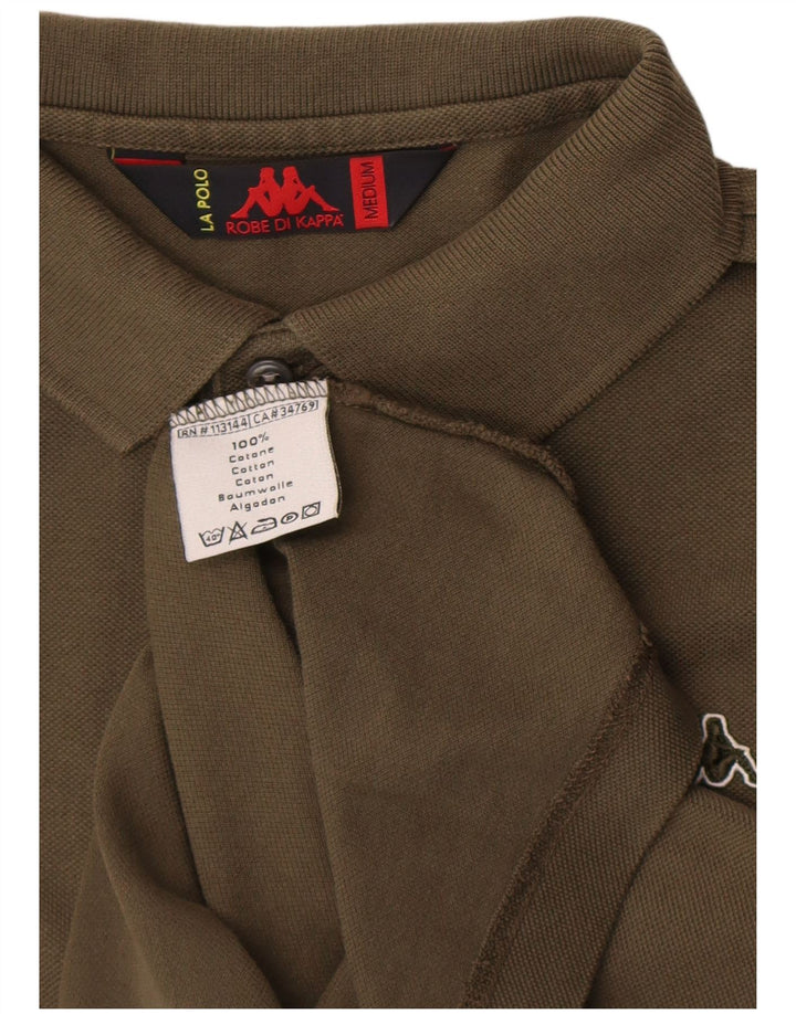 Kappa herre poloshirt Medium Khaki Bomuld